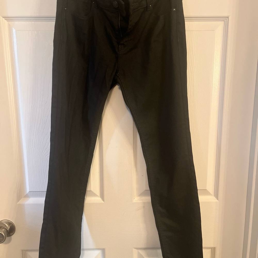 Zara Women’s Skinny Jeans in Dark Gray/Black